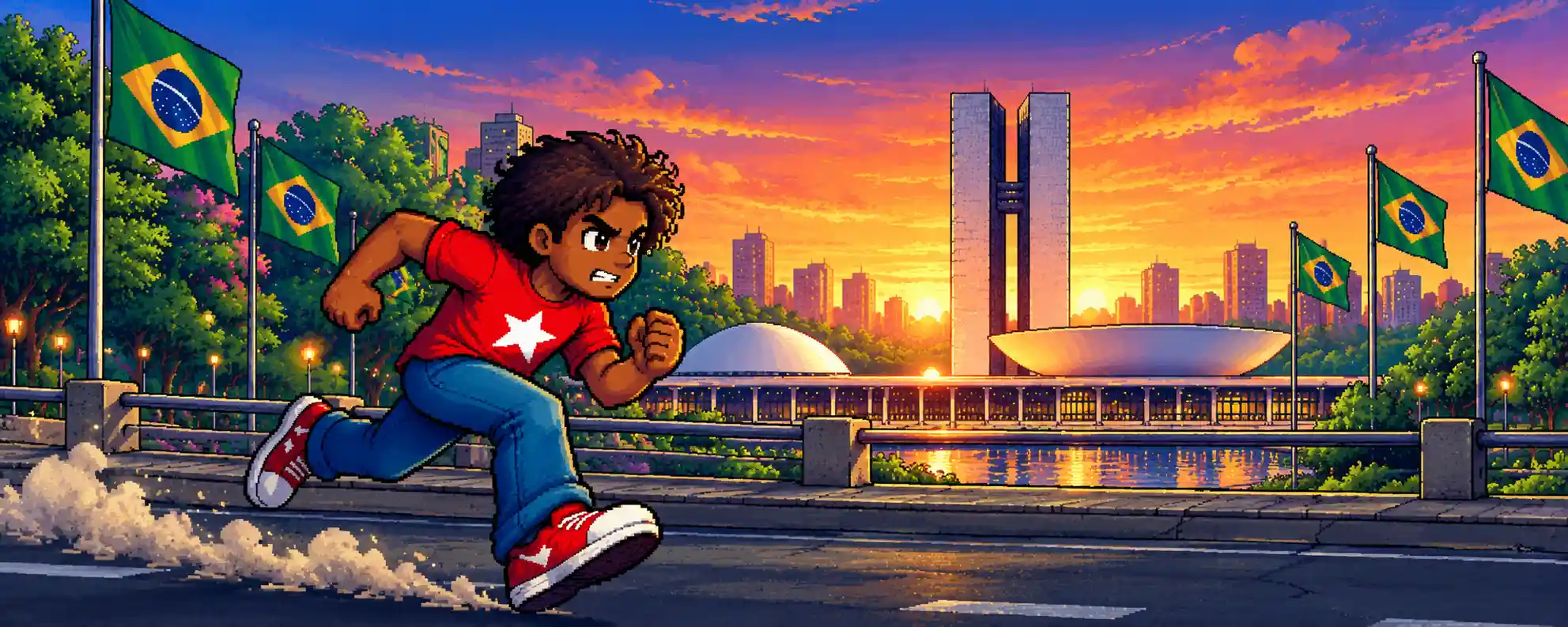 Escolha sua jornada: arte panorâmica do jogo